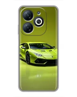 Чохол для Infinix Smart 8 з картинкою «Салатовий Lamborghini Huracan» Чохол для Infinix Smart 8 з картинкою «Салатовий Lamborghini Huracan»