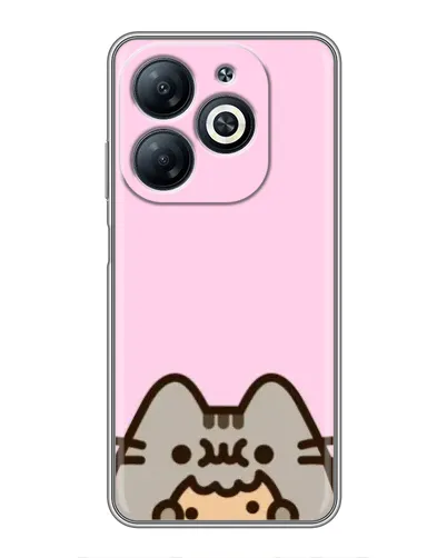 Чехол для Infinix Smart 8 с картинкой «Pusheen и печенье» Чехол для Infinix Smart 8 с картинкой «Pusheen и печенье»