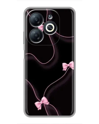 Чехол для Infinix Smart 8 с картинкой «Розовые ленты» Чехол для Infinix Smart 8 с картинкой «Розовые ленты»