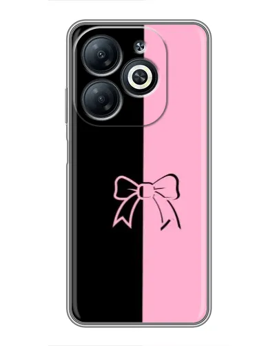 Чехол для Infinix Smart 8 с картинкой «Половинки банта» Чехол для Infinix Smart 8 с картинкой «Половинки банта»