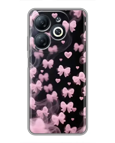 Чехол для Infinix Smart 8 с картинкой «Неоновое кружево» Чехол для Infinix Smart 8 с картинкой «Неоновое кружево»