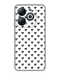 Чехол для Infinix Smart 8 с картинкой «Мини-бантики»