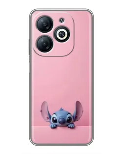Чехол для Infinix Smart 8 с картинкой «Stitch выглядывает» Чехол для Infinix Smart 8 с картинкой «Stitch выглядывает»