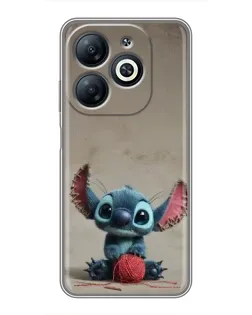 Чехол для Infinix Smart 8 с картинкой «Стич на коричневом фоне» Чехол для Infinix Smart 8 с картинкой «Стич на коричневом фоне»