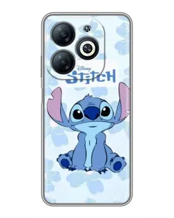 Чехол для Infinix Smart 8 с картинкой «Stitch среди цветов» Чехол для Infinix Smart 8 с картинкой «Stitch среди цветов»