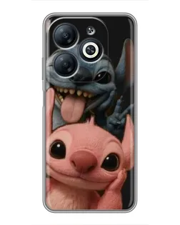 Чехол для Infinix Smart 8 с картинкой «Стич и Ангел» Чехол для Infinix Smart 8 с картинкой «Стич и Ангел»