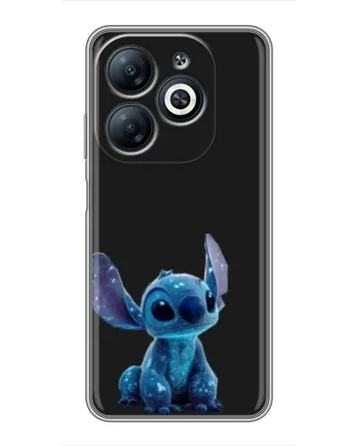 Чехол для Infinix Smart 8 с картинкой «Стич на черном» Чехол для Infinix Smart 8 с картинкой «Стич на черном»