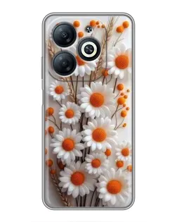 Чохол для Infinix Smart 8 з картинкою «Білі сухоцвіти» Чохол для Infinix Smart 8 з картинкою «Білі сухоцвіти»