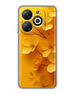 Чохол для Infinix Smart 8 з картинкою «Золоті пелюстки» Чохол для Infinix Smart 8 з картинкою «Золоті пелюстки»