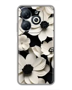 Чохол для Infinix Smart 8 з картинкою «Об'ємні білі квіти» Чохол для Infinix Smart 8 з картинкою «Об'ємні білі квіти»