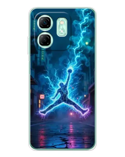 Чохол для Infinix Smart 9 з картинкою «Jordan Gold Jumpman» Чохол для Infinix Smart 9 з картинкою «Jordan Gold Jumpman»
