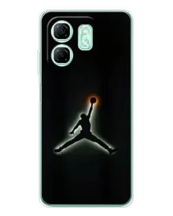 Чохол для Infinix Smart 9 з картинкою «Jordan Gradient Logo»