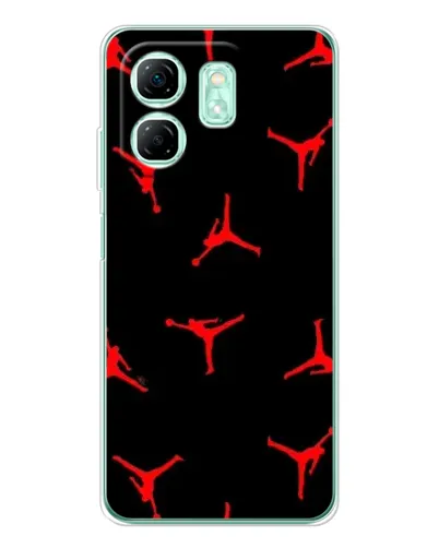 Чохол для Infinix Smart 9 з картинкою «Jordan Red Pattern» Чохол для Infinix Smart 9 з картинкою «Jordan Red Pattern»