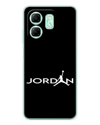 Чохол для Infinix Smart 9 з картинкою «Jordan White Logo» Чохол для Infinix Smart 9 з картинкою «Jordan White Logo»