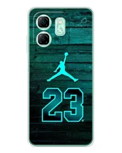 Чохол для Infinix Smart 9 з картинкою «Jordan Cyan 23»