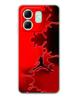 Чохол для Infinix Smart 9 з картинкою «Jordan Red Smoke»