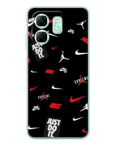 Чохол для Infinix Smart 9 з картинкою «Nike Mix Pattern» Чохол для Infinix Smart 9 з картинкою «Nike Mix Pattern»