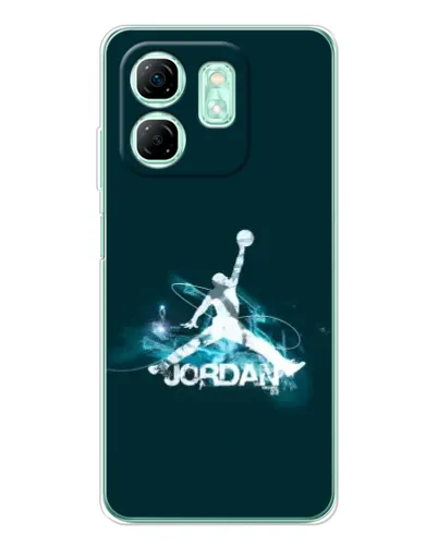 Чохол для Infinix Smart 9 з картинкою «Jordan Blue Fire» Чохол для Infinix Smart 9 з картинкою «Jordan Blue Fire»