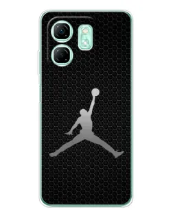 Чохол для Infinix Smart 9 з картинкою «Jordan Dark Carbon»