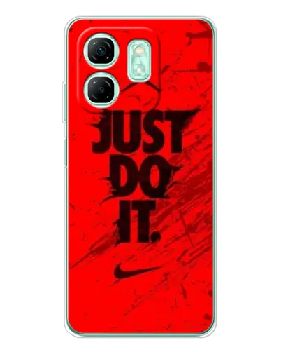 Чохол для Infinix Smart 9 з картинкою «Nike Just Do It» Чохол для Infinix Smart 9 з картинкою «Nike Just Do It»