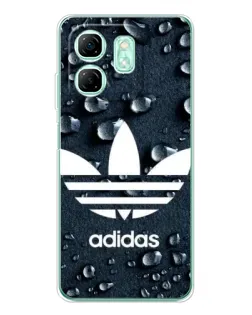 Чохол для Infinix Smart 9 з картинкою «Adidas Trefoil Blue»