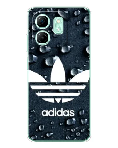 Чохол для Infinix Smart 9 з картинкою «Adidas Trefoil Blue»