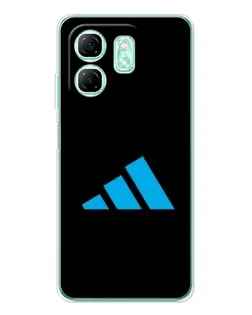 Чохол для Infinix Smart 9 з картинкою «Adidas Cyan Logo»