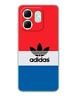 Чохол для Infinix Smart 9 з картинкою «Ретро блоки Adidas»