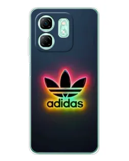 Чохол для Infinix Smart 9 з картинкою «Неоновий Adidas»