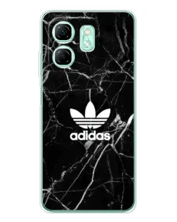 Чохол для Infinix Smart 9 з картинкою «Білий мармур Adidas»