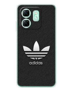 Чохол для Infinix Smart 9 з картинкою «Adidas Карбонова текстура»