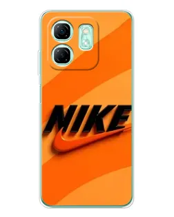Чохол для Infinix Smart 9 з картинкою «Помаранчевий драйв Nike»