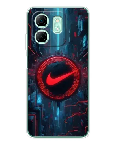 Чохол для Infinix Smart 9 з картинкою «Техногенний стиль Nike»