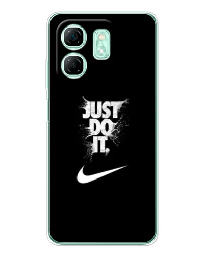 Чохол для Infinix Smart 9 з картинкою «Текстовий принт Nike»