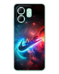Чохол для Infinix Smart 9 з картинкою «Вогняний логотип Nike»