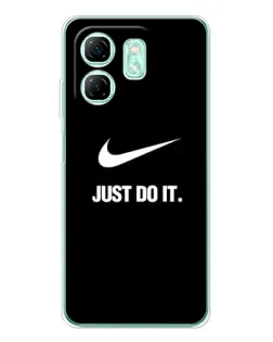 Чохол для Infinix Smart 9 з картинкою «Класичний принт Nike»