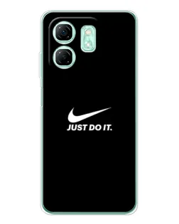 Чохол для Infinix Smart 9 з картинкою «Мінімалізм від Nike»