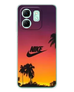 Чохол для Infinix Smart 9 з картинкою «Nike на заході сонця»