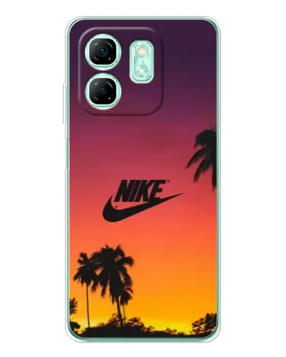 Чохол для Infinix Smart 9 з картинкою «Nike на заході сонця»