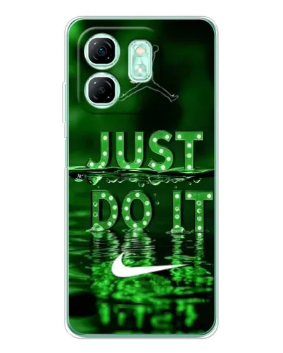 Чохол для Infinix Smart 9 з картинкою «Зелений неоновий Nike»