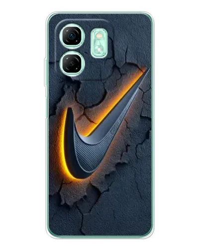 Чохол для Infinix Smart 9 з картинкою «Об'ємний логотип Найк»