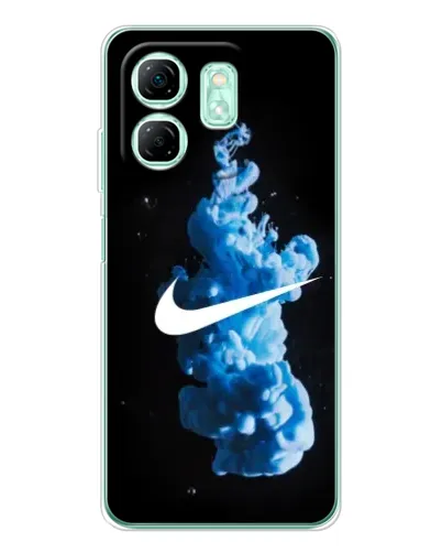 Чохол для Infinix Smart 9 з картинкою «Nike та синій дим»