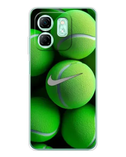 Чохол для Infinix Smart 9 з картинкою «Тенісні м'ячі Найк»