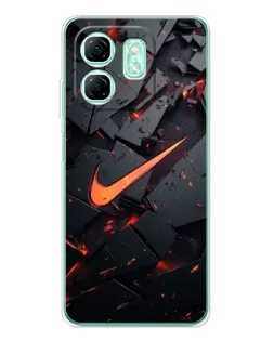 Чохол для Infinix Smart 9 з картинкою «Nike — ефект розломів»