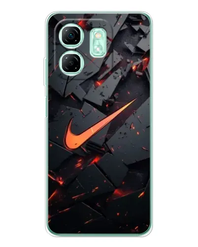 Чохол для Infinix Smart 9 з картинкою «Nike — ефект розломів»