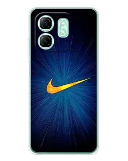 Чехол для Infinix Smart 9 с картинкой «Синий пульс Nike» Чехол для Infinix Smart 9 с картинкой «Синий пульс Nike»