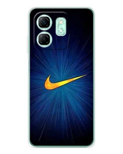 Чохол для Infinix Smart 9 з картинкою «Синій пульс Nike» Чохол для Infinix Smart 9 з картинкою «Синій пульс Nike»