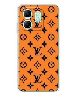 Чохол для Infinix Smart 9 з картинкою «Помаранчевий стиль LV»