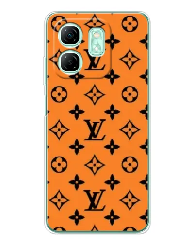 Чохол для Infinix Smart 9 з картинкою «Помаранчевий стиль LV»