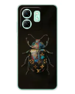 Чохол для Infinix Smart 9 з картинкою «LV — мармуровий принт»